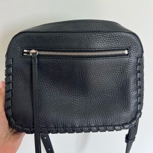 All saints black crossbody bag